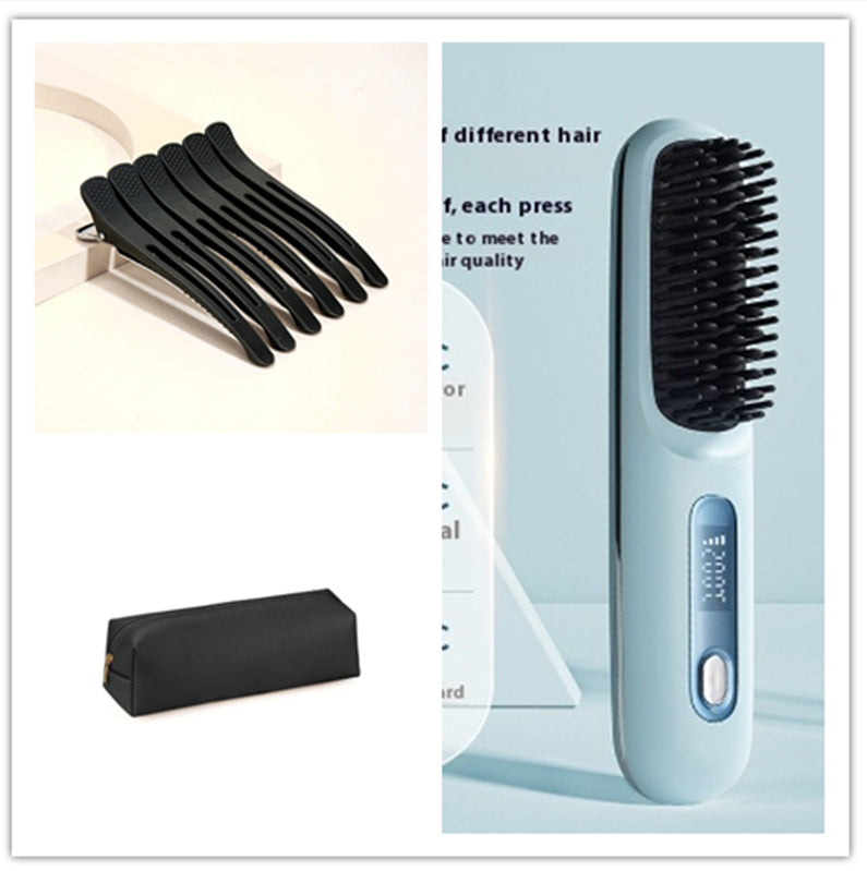 Brosse Lissante Sans Fil – Écran LCD, Batterie 1H, Chauffe Rapide Yiwu Ruijia Auto Supplies Co., Ltd.