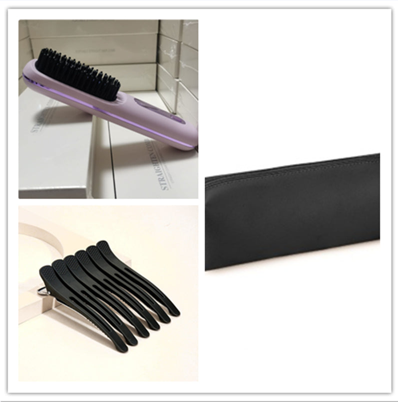Brosse Lissante Sans Fil – Écran LCD, Batterie 1H, Chauffe Rapide Yiwu Ruijia Auto Supplies Co., Ltd.
