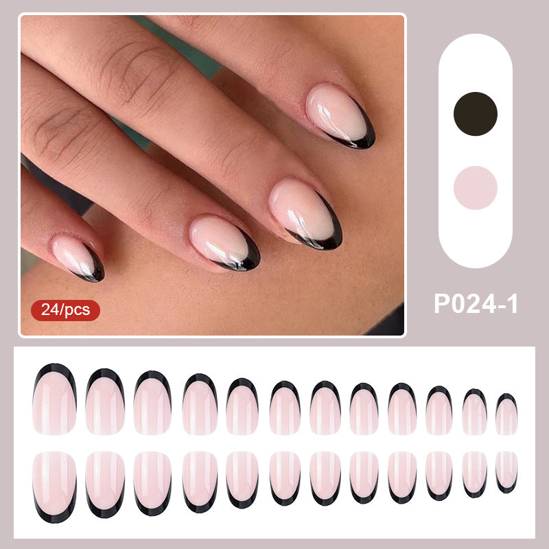 Set Faux Ongles French Ciel Étoilé – Style Européen &amp; Américain, Prêts à Porter 💅⭐✨ Yiwu Ruijia Auto Supplies Co., Ltd.