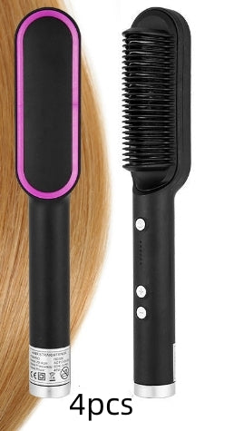 Peigne Lisseur Anti-Brûlure 10 Niveaux – Céramique Tourmaline, Cheveux Secs & Mouillés, Lissage et Boucles Faciles Yiwu Ruijia Auto Supplies Co., Ltd.