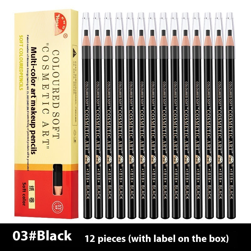Line Drawing Waterproof Sweat-proof Non-fading Brushed Natural Eyebrow Pencil Yiwu Ruijia Auto Supplies Co., Ltd.