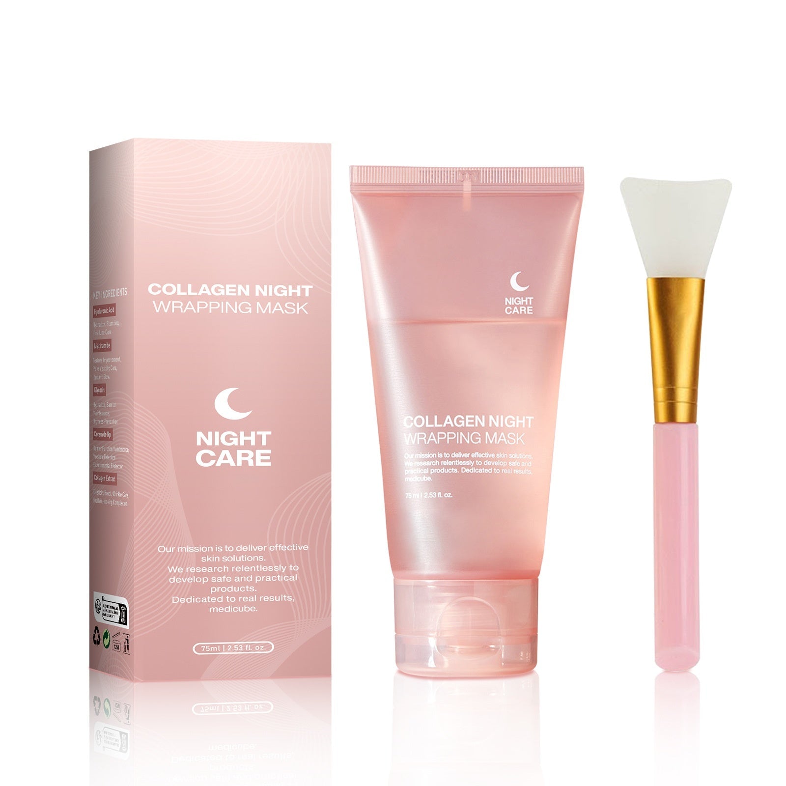 Face Night Mask Collagen Wrapping Mask Natural Ingredients Firming Elasticity & Hydration Anti-wrinkle For Skin Care Yiwu Ruijia Auto Supplies Co., Ltd.