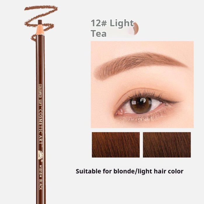 Line Drawing Waterproof Sweat-proof Non-fading Brushed Natural Eyebrow Pencil Yiwu Ruijia Auto Supplies Co., Ltd.