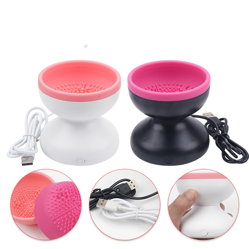 Nettoyeur Électrique Pinceaux Maquillage – 80 tr/min, Portable &amp; 1 Bouton 🖌️✨ Yiwu Ruijia Auto Supplies Co., Ltd.