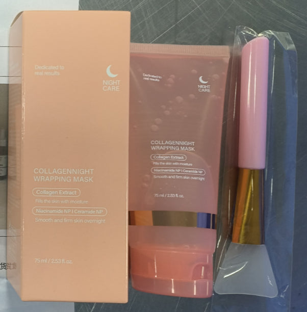 Face Night Mask Collagen Wrapping Mask Natural Ingredients Firming Elasticity & Hydration Anti-wrinkle For Skin Care Yiwu Ruijia Auto Supplies Co., Ltd.