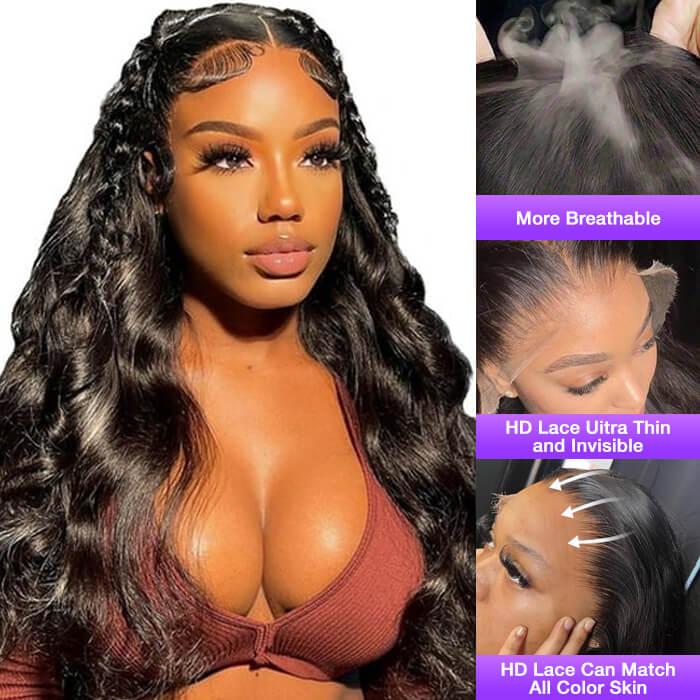 ✨ Perruque Body Wave Lace Front 100% Cheveux Humains – Effet Naturel &amp; Volume Luxe Yiwu Ruijia Auto Supplies Co., Ltd.