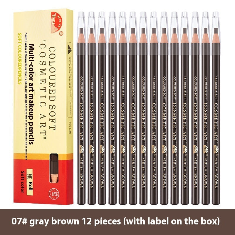 Line Drawing Waterproof Sweat-proof Non-fading Brushed Natural Eyebrow Pencil Yiwu Ruijia Auto Supplies Co., Ltd.