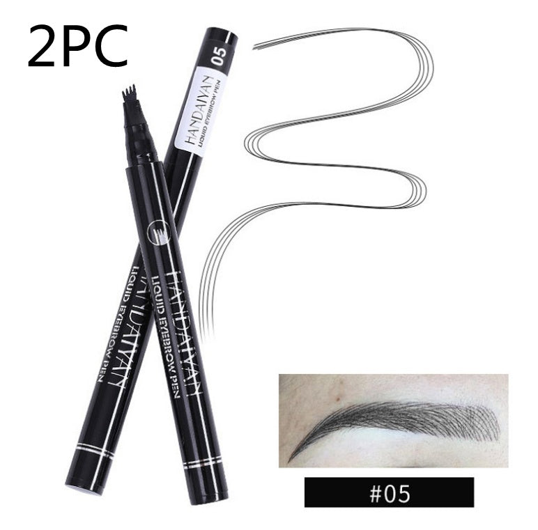 Microblading Eyebrow Pencil Waterproof Fork Tip Tattoo Pen Tinted Fine Sketch Eye Brow Pencils Long Lasting Eyebrows Yiwu Ruijia Auto Supplies Co., Ltd.