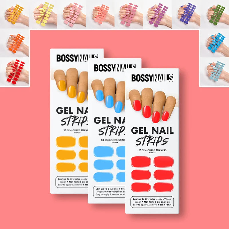 Stickers Ongles Lettres Colorées – 16 Autocollants Full Cover Nail Art 💅✨ Yiwu Ruijia Auto Supplies Co., Ltd.