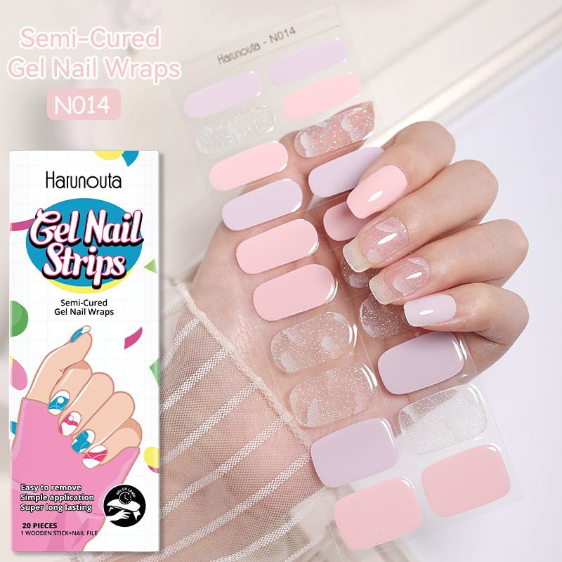 Kit 20 Patchs Gel Ongles – Designs Cartoon, Marbre, Étoilé & Carreaux 💅✨ Yiwu Ruijia Auto Supplies Co., Ltd.