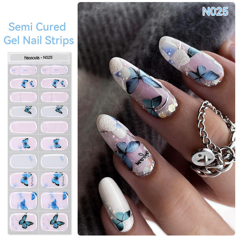 Kit 20 Patchs Gel Ongles – Designs Cartoon, Marbre, Étoilé & Carreaux 💅✨ Yiwu Ruijia Auto Supplies Co., Ltd.