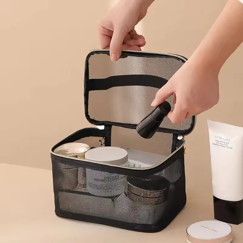 👜✨ Trousse de Toilette Suspendue Double Compartiment – Élégante & Ultra Pratique Yiwu Ruijia Auto Supplies Co., Ltd.