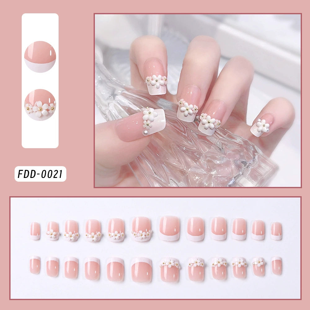 24 Faux Ongles Ballerine Longs – Bleu Mer Pétillant, French Style Instagram 💅✨ Yiwu Ruijia Auto Supplies Co., Ltd.