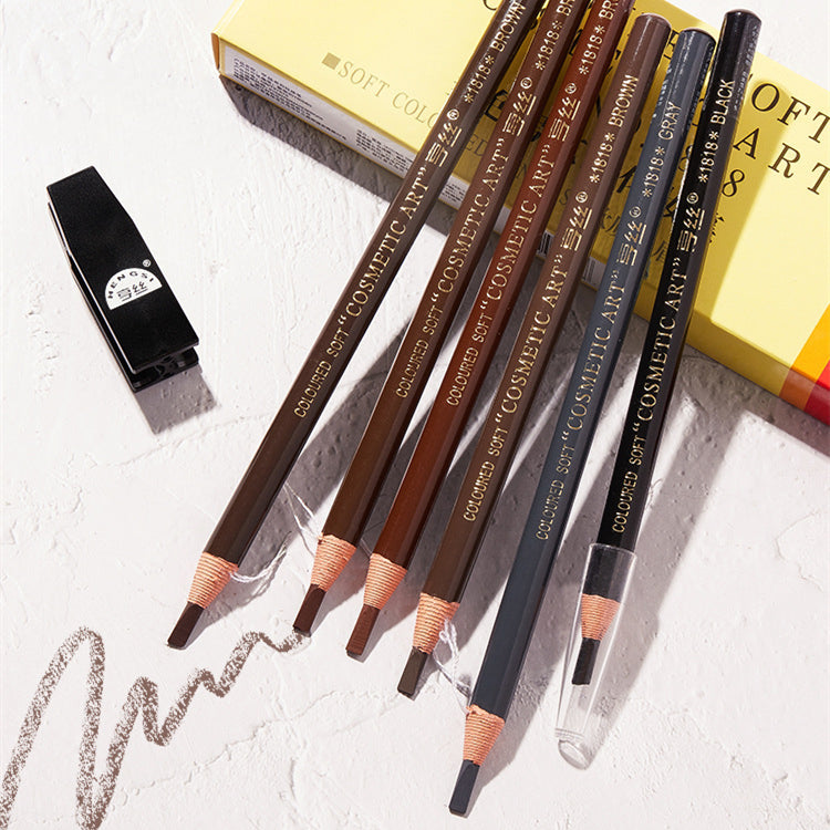Line Drawing Waterproof Sweat-proof Non-fading Brushed Natural Eyebrow Pencil Yiwu Ruijia Auto Supplies Co., Ltd.
