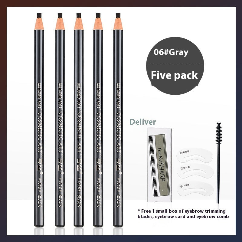 Line Drawing Waterproof Sweat-proof Non-fading Brushed Natural Eyebrow Pencil Yiwu Ruijia Auto Supplies Co., Ltd.