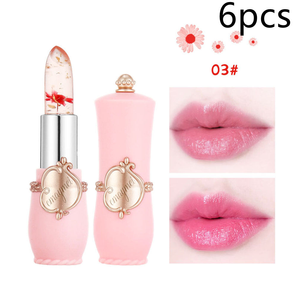 Rouge à Lèvres Floral Caméléon – Change de Couleur Selon ton pH, 6 Fleurs 💋✨ Yiwu Ruijia Auto Supplies Co., Ltd.