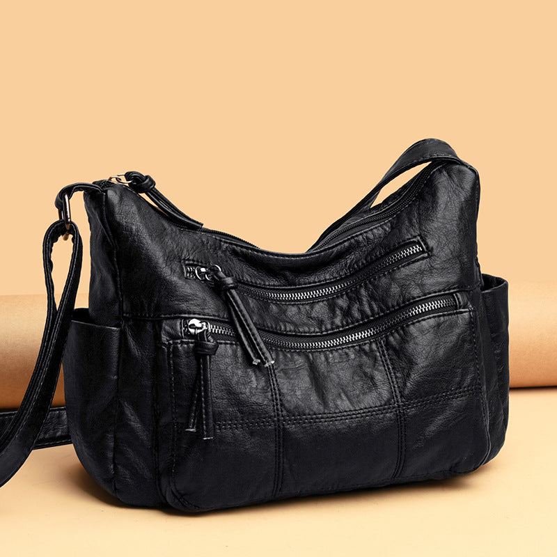 Sac à Main PU Intemporel – Poche 3D, Multi-Poches &amp; Coutures Apparentes, 4 Coloris 👜✨ Yiwu Ruijia Auto Supplies Co., Ltd.