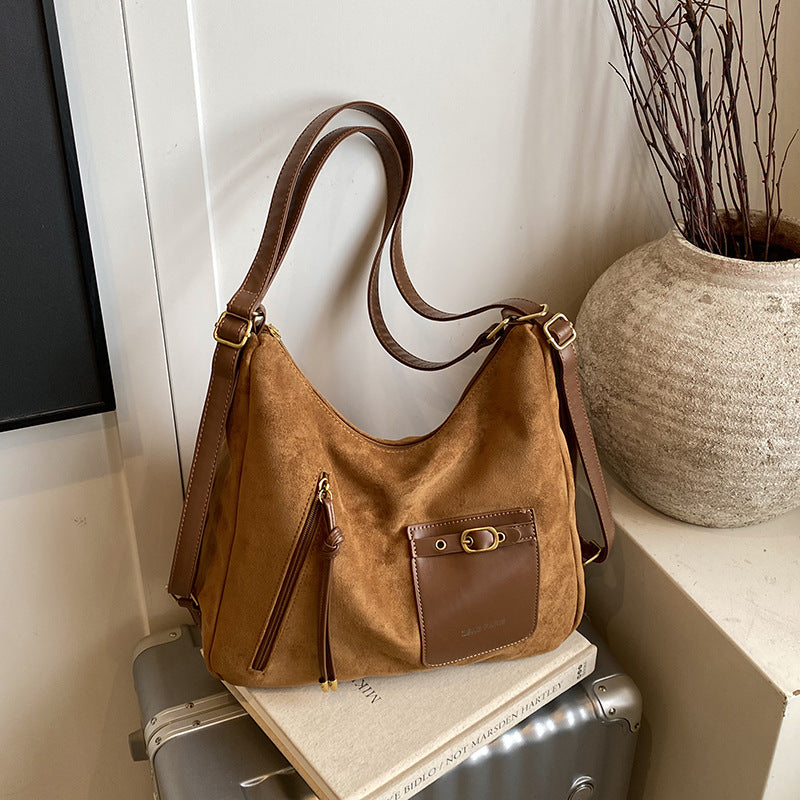 Sac à Main PU Minimaliste Urbain – Patchwork, Porte-Carte, 5 Coloris 👜✨ Yiwu Ruijia Auto Supplies Co., Ltd.
