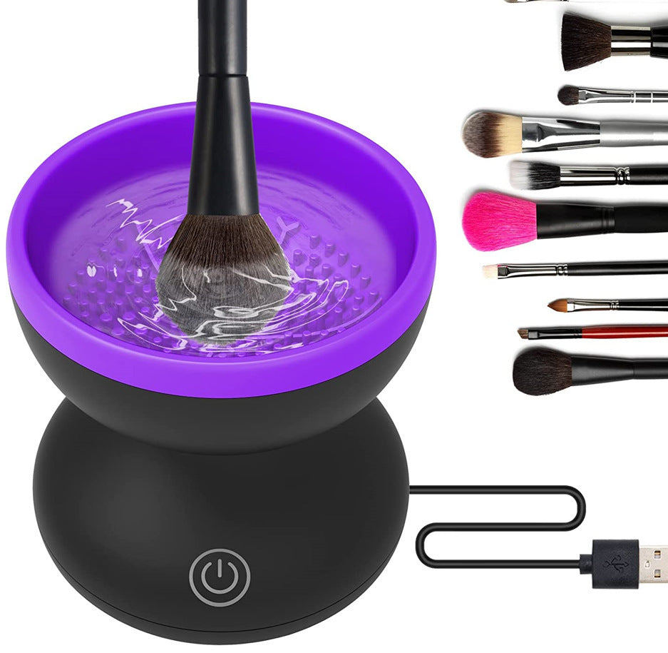Nettoyeur Électrique Pinceaux Maquillage – 80 tr/min, Portable &amp; 1 Bouton 🖌️✨ Yiwu Ruijia Auto Supplies Co., Ltd.