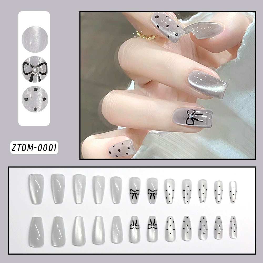 24 Faux Ongles Ballerine Longs – Bleu Mer Pétillant, French Style Instagram 💅✨ Yiwu Ruijia Auto Supplies Co., Ltd.