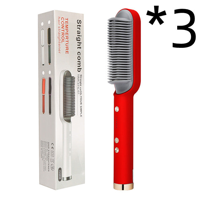 Peigne Lisseur Anti-Brûlure 10 Niveaux – Céramique Tourmaline, Cheveux Secs & Mouillés, Lissage et Boucles Faciles Yiwu Ruijia Auto Supplies Co., Ltd.