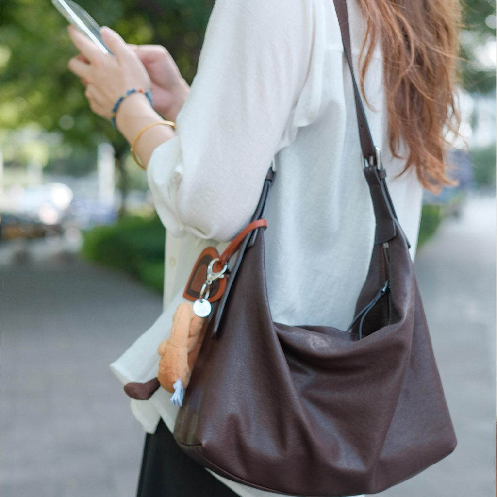 Sac à Main Cuir Véritable – Texture Mate, Peau de Mouton &amp; Suède, 3 Coloris 👜✨ Yiwu Ruijia Auto Supplies Co., Ltd.