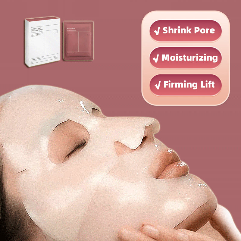 Boîte 4 Masques Tissu Collagène – Hydratant, Raffermissant &amp; Anti-Rides 💆♀️✨ Yiwu Ruijia Auto Supplies Co., Ltd.